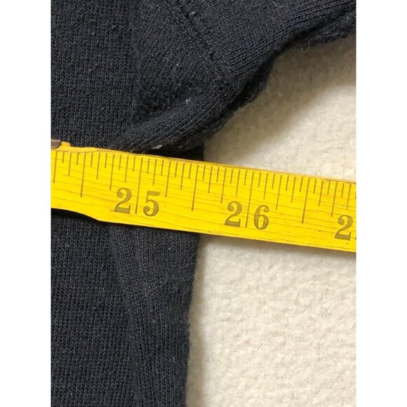 FILA Sweatshirt Mens XXL Black Crewneck Embroidered Large Logo Retro Pullover - Picture 2 of 5